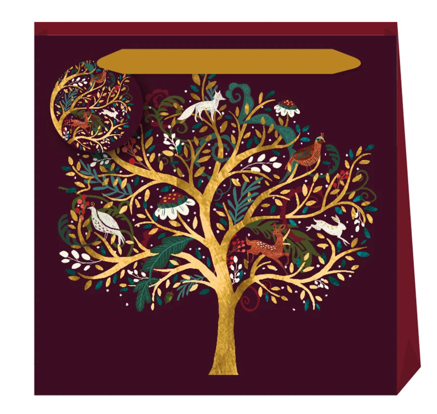 Penny Kennedy Design Wild Hazel Small Luxury Paper Gift Bag, size: 130 x 130 x 70mm