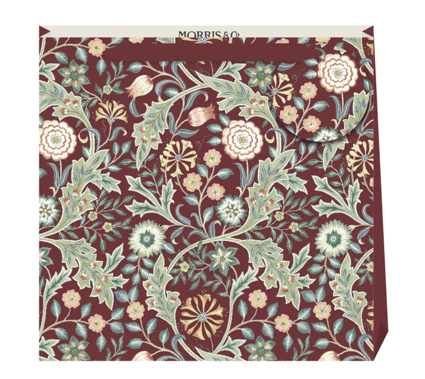 Morris & Co Wilhelmina William Morris Small Luxury Paper Gift Bag, size: 130 x 130 x 70mm
