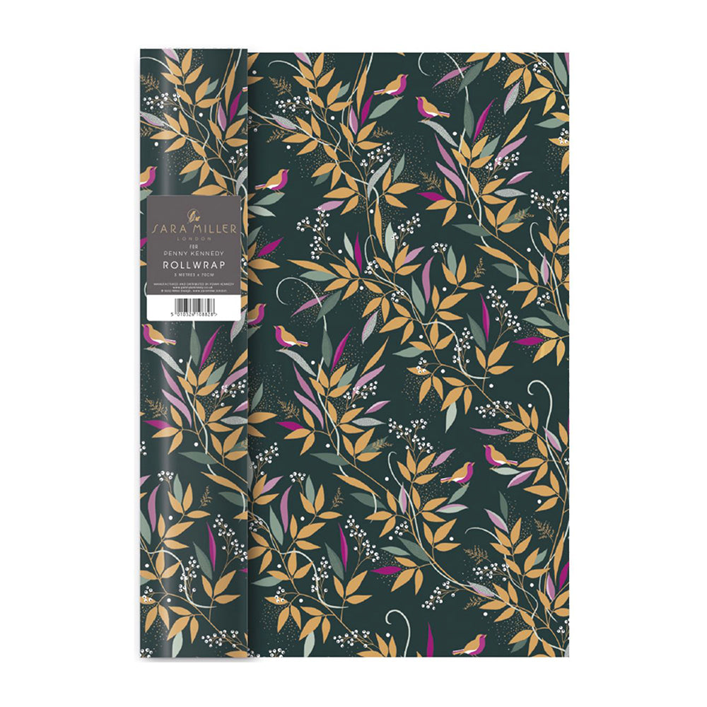 Sara Miller Mistletoe & Wine Roll Wrap 3 m x 70 cm