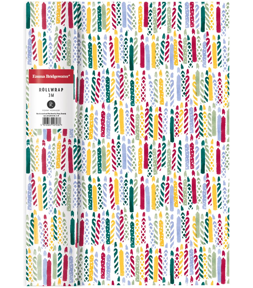 Emma Bridgewater Birthday Candles Roll Wrap 3 m x 70 cm