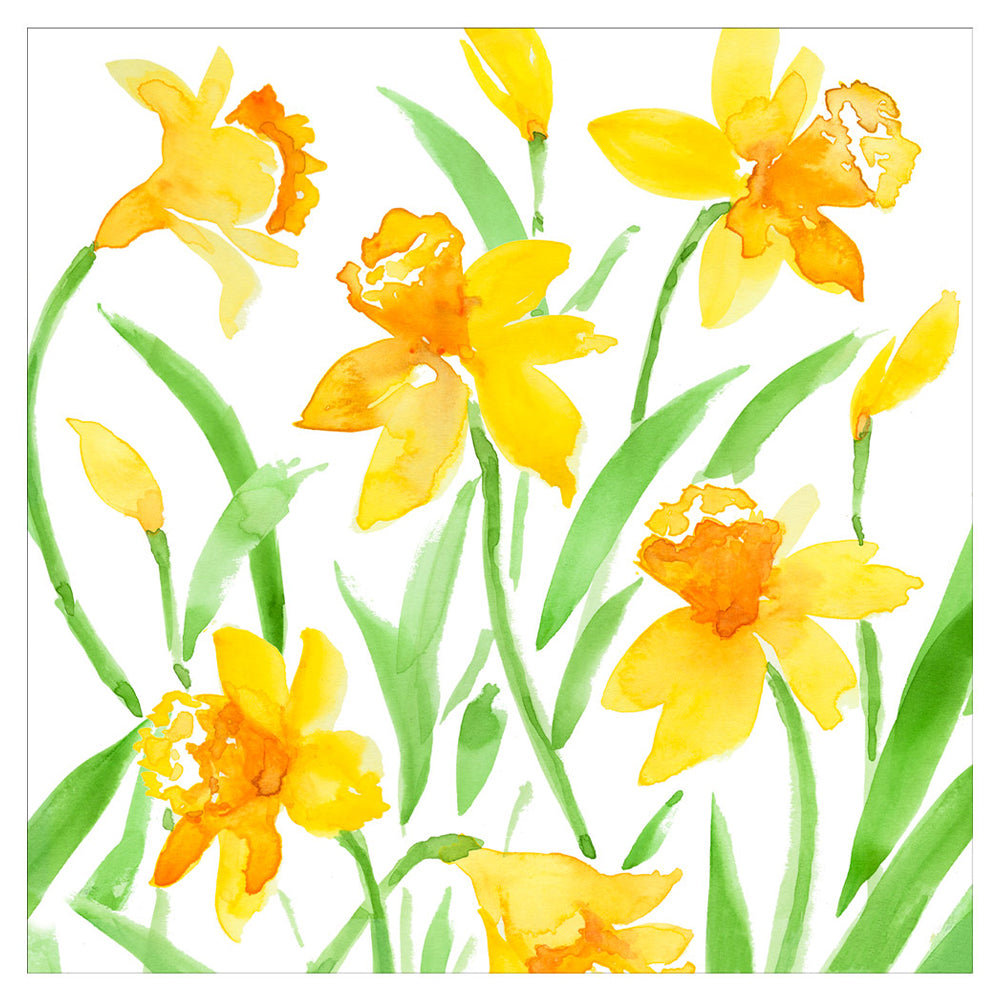 Spring Herald Caspari Paper Dinner Napkins 40 cm square 3 ply