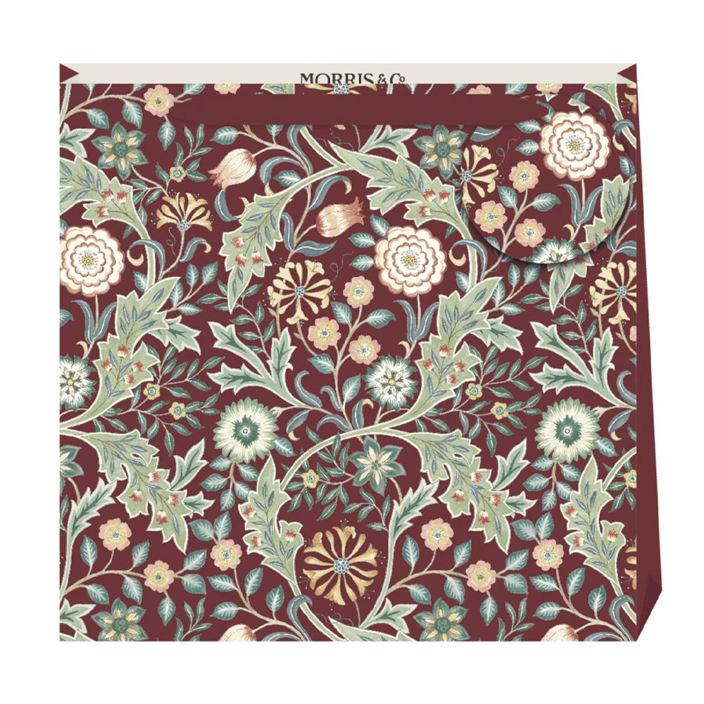 Morris and Co William Morris Wilhelmina Large Luxury Paper Gift Bag with tag 325 x 325 x 120 mm