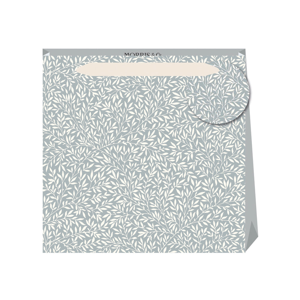 Morris & Co Slate Standen William Morris Small Luxury Paper Gift Bag, size: 130 x 130 x 70mm