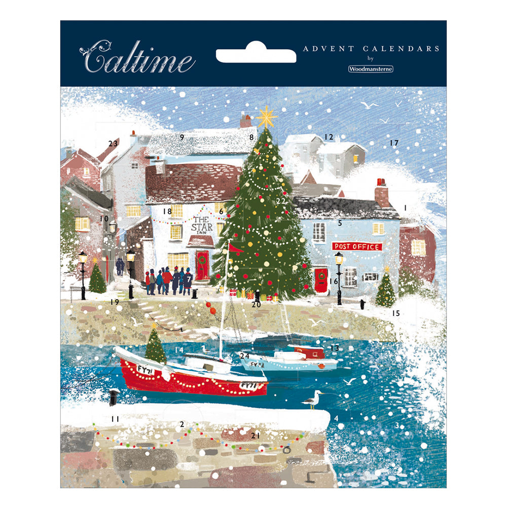 Harbour Caltime Advent Calendar Card 160 x 160 mm