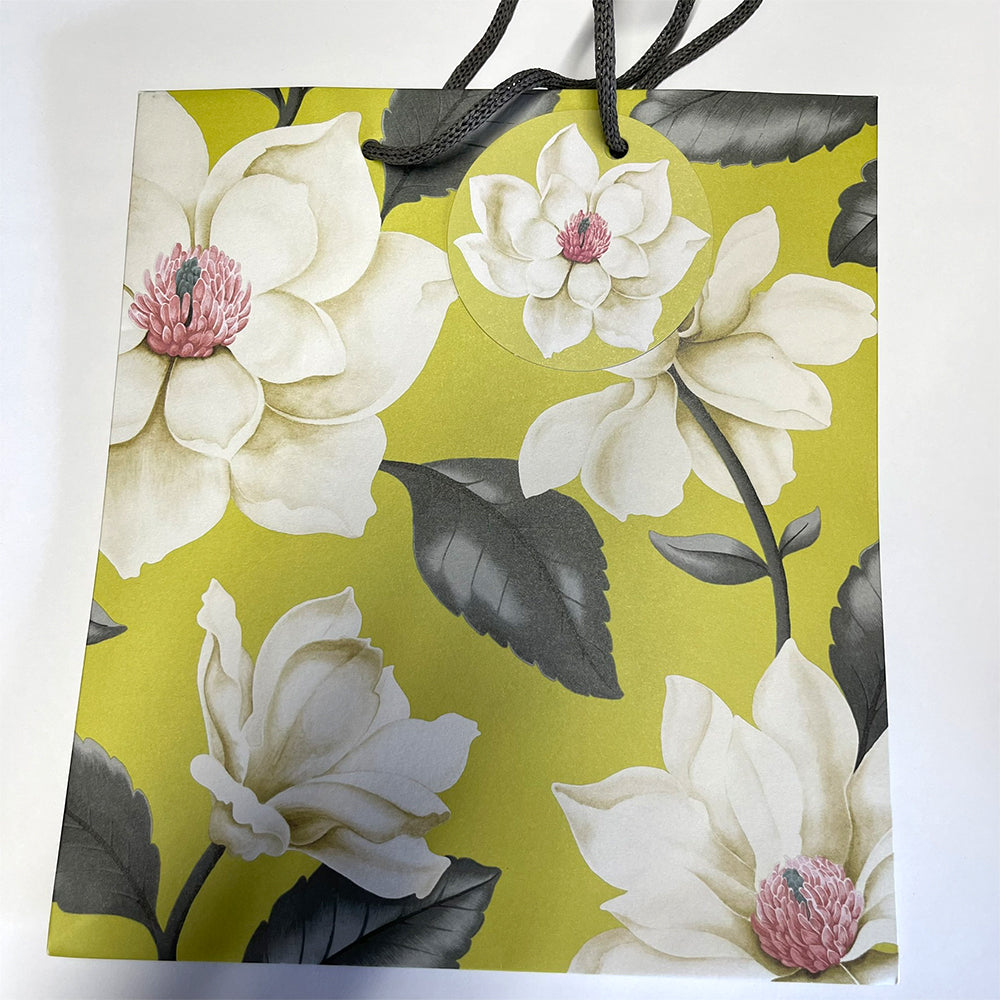 Sanderson Grandiflora Medium Paper Gift Bag with String Handles 200 x 225 x 100mm