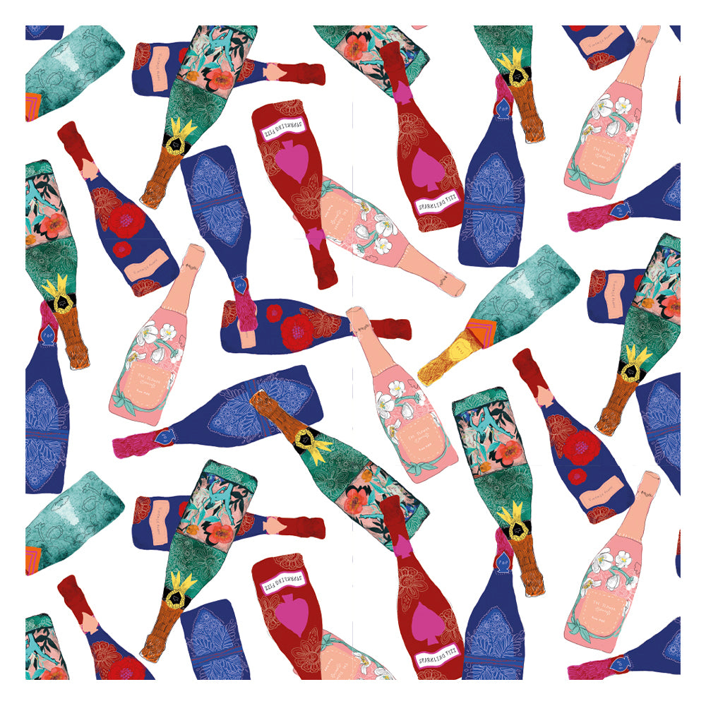 Hannah Gilson Bottles Roll Wrap 3m x 70 cm