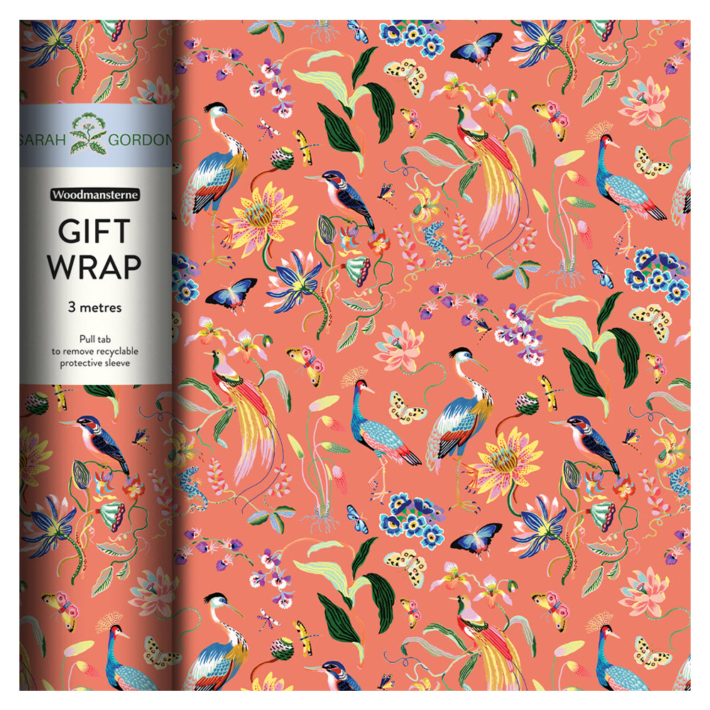 Sarah Gordon Birds Roll Wrap Wrapping Paper Gift Wrap 3m x 70 cm