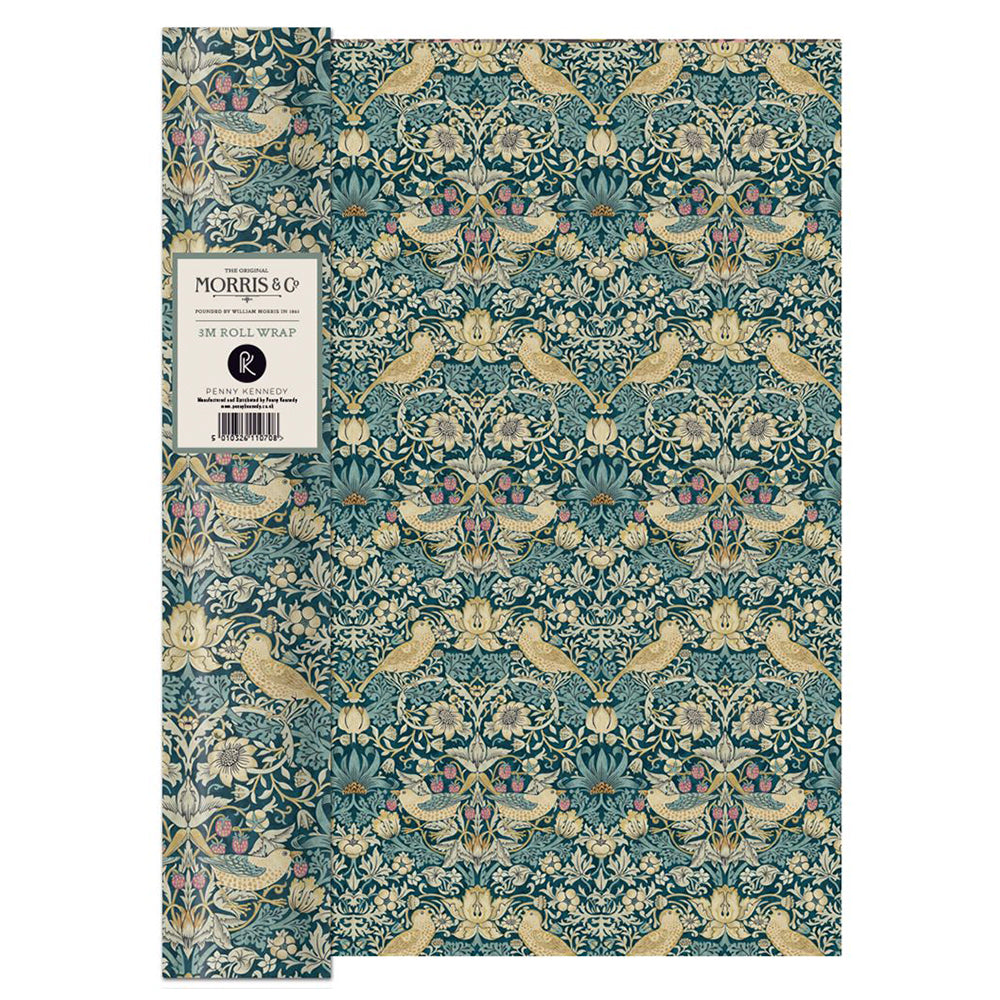 Morris & Co William Morris STRAWBERRY THIEF ROLL Roll Wrap 3 m x 70 cm