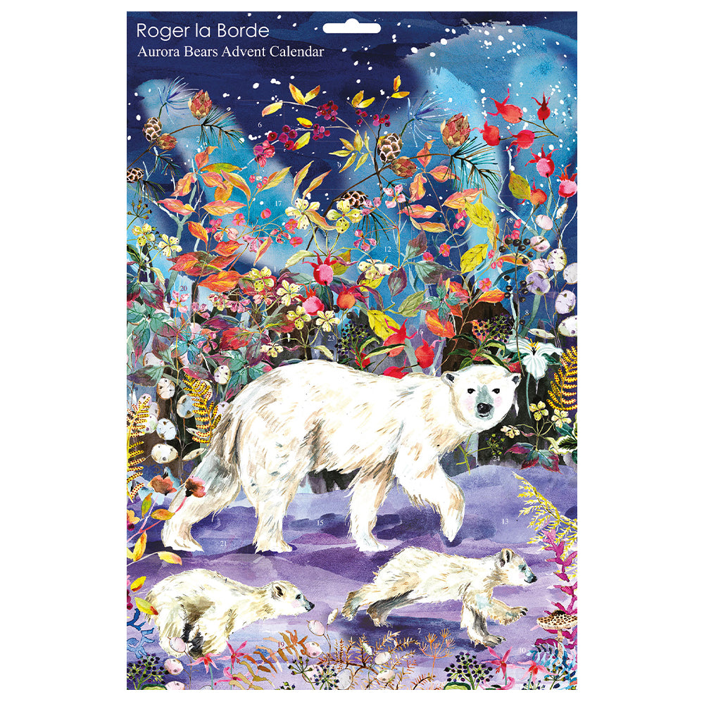 Aurora Bears Roger La Borde Flat Advent Calendar 380 x 270 mm
