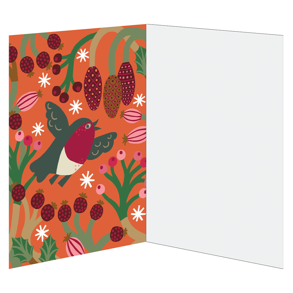Christmas Chorus Roger La Borde Advent Calendar Card Die Cut Windows with envelope 170 x 120mm