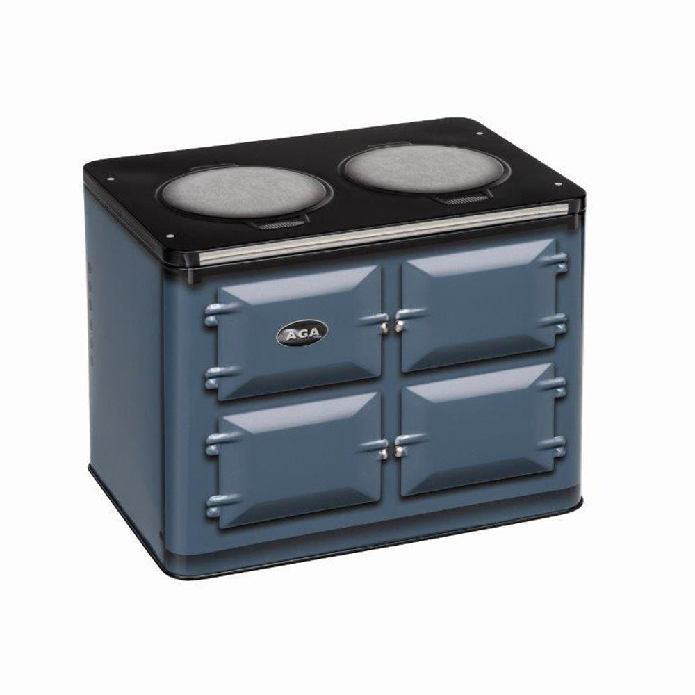 Aga - Dartmouth Blue Oven Biscuit Tin - 185 x 125 x 145mm