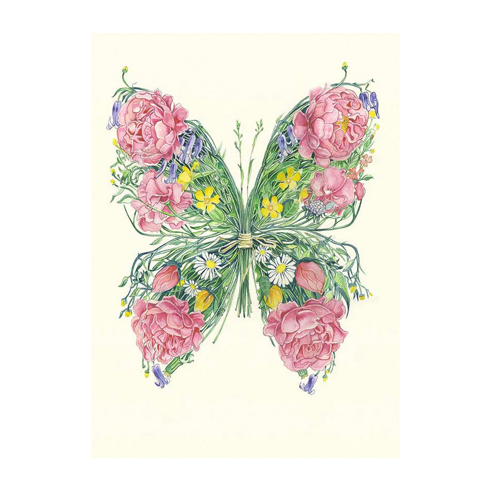 Butterfly Greeting Card by Daniel Mackie - 7 x 5 inches with envelope