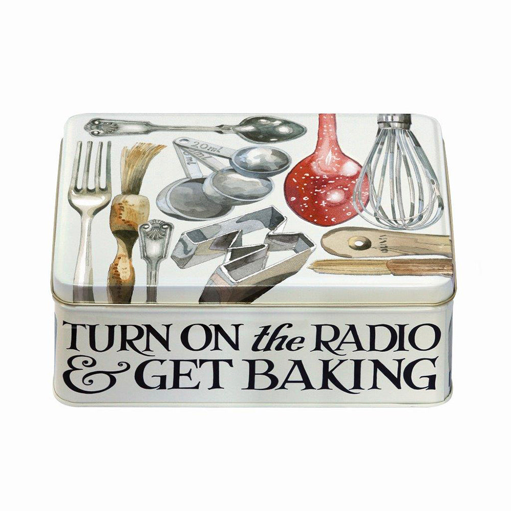Emma Bridgewater Making & Baking Deep Rectangular Tin 195 x 154 x 75mm