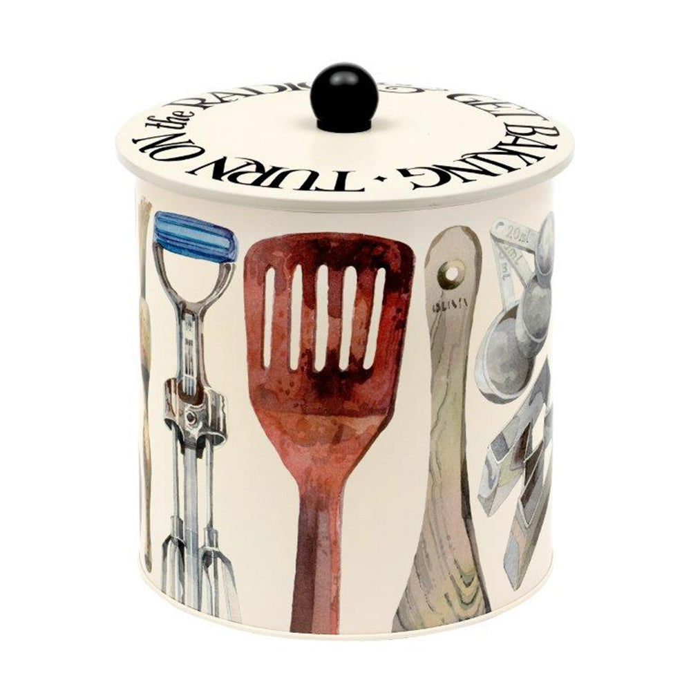 Emma Bridgewater Get Baking Biscuit Barrel 170 (d) x 173mm