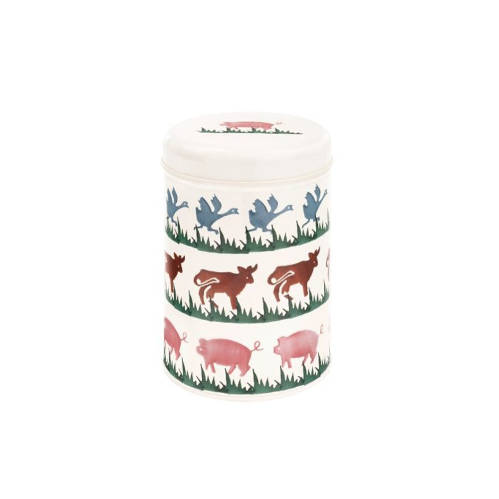 Emma Bridgewater Farmyard Animals Round Caddy 106(d) x 150 mm