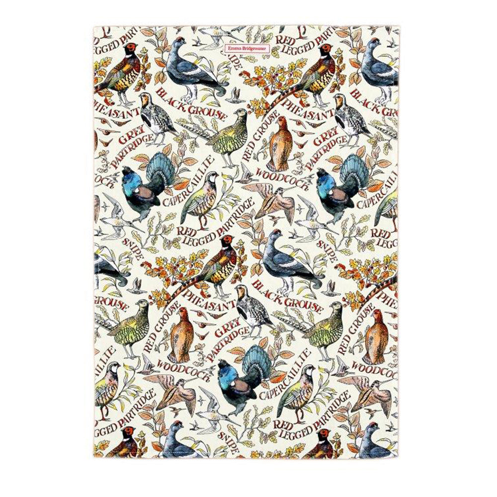 Emma Bridgewater - Game Birds Tea Towel Cotton 750 x 600 mm