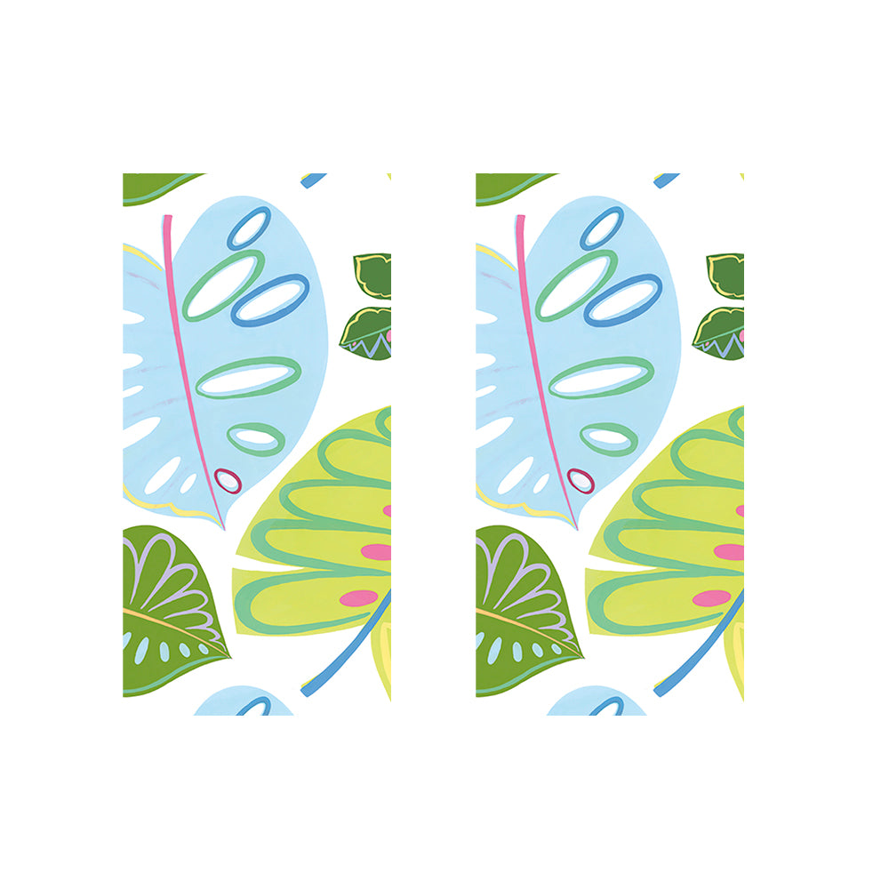 Leaf Caspari Paper Pocket Tissues - 2 packs of 10 tissues 21 cm square