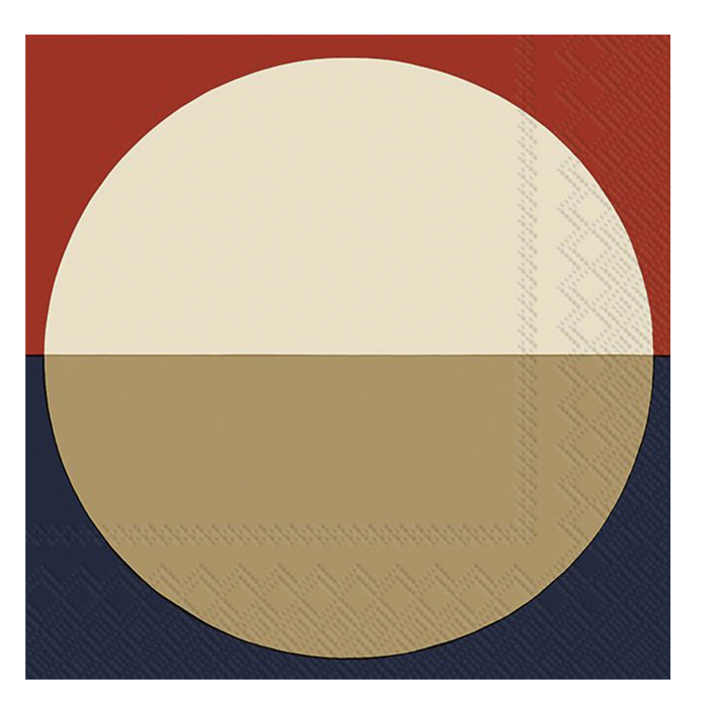 Marimekko Viitta Circles Cream IHR Paper Lunch Napkins 33 cm sq 3 ply 20 pack