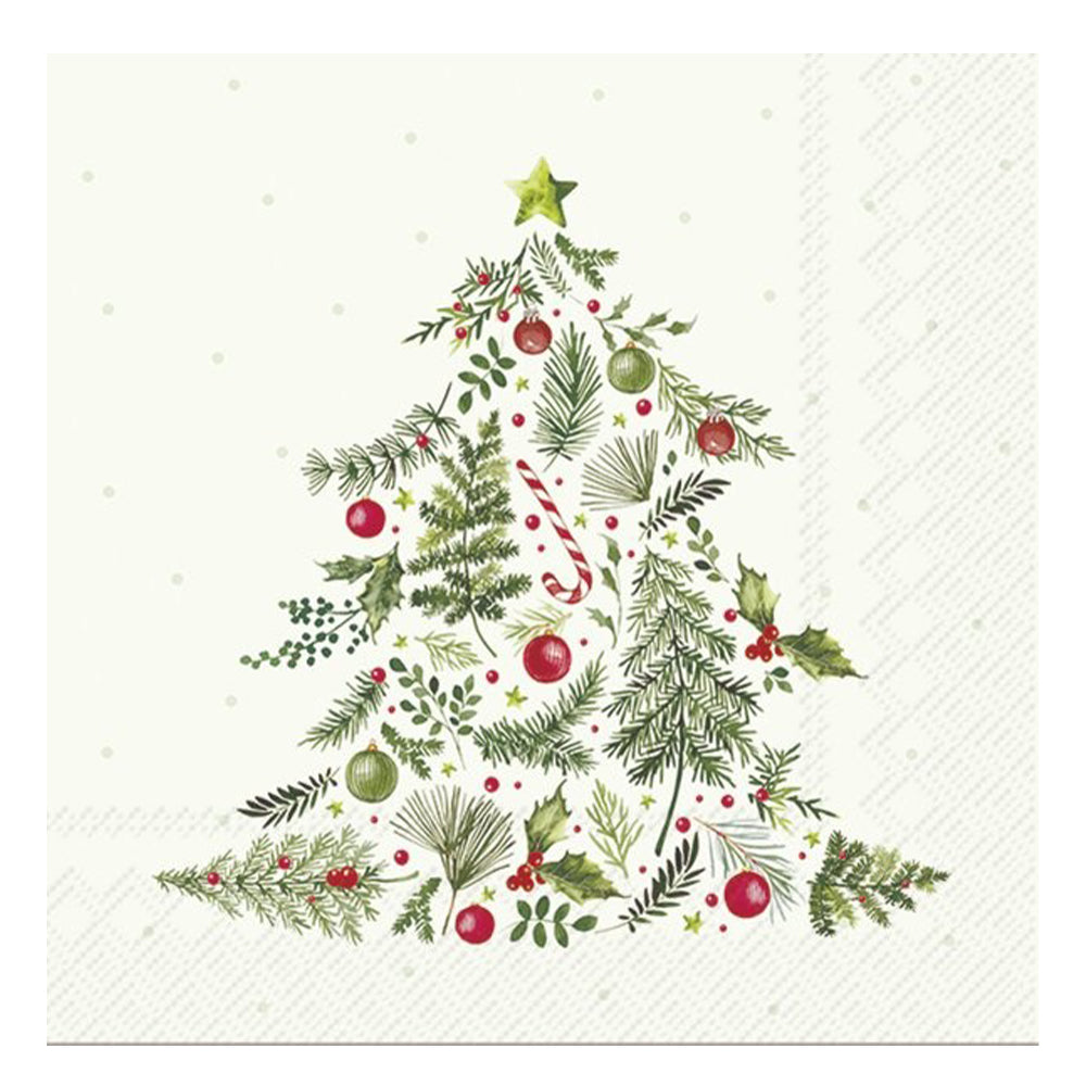 Christmas Branches Tree IHR Paper Table Lunch Napkins 33 cm square 3 ply