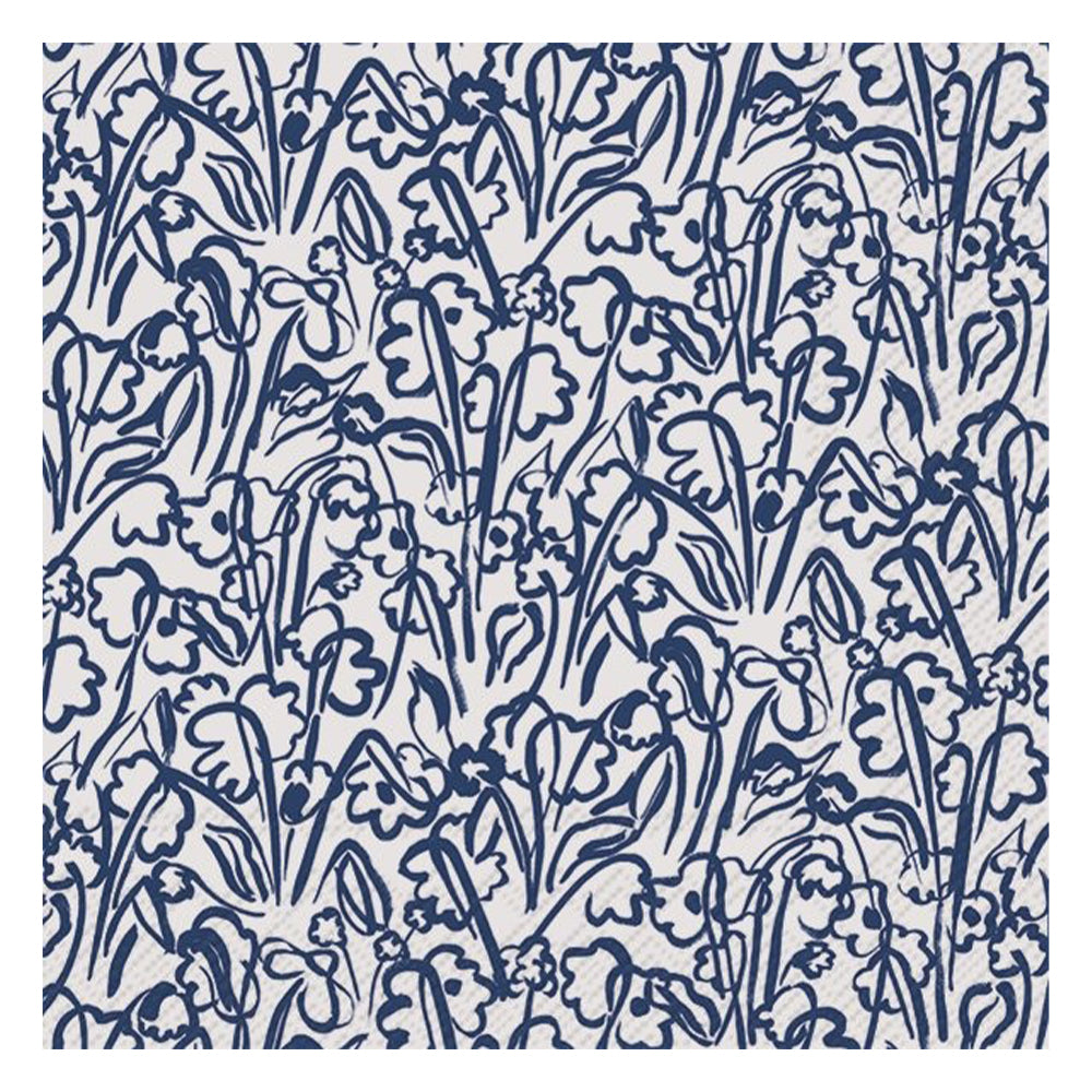 Marimekko Ensikukat Blue IHR Paper Table Lunch Napkins 33 cm square 3 ply