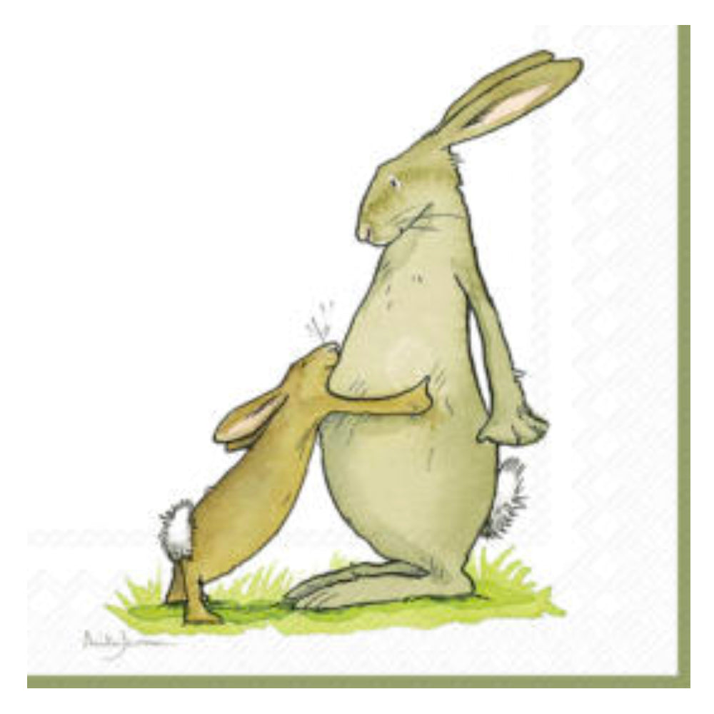 You Are the Best Love Hares IHR Paper Table Napkins 33 cm square 3 ply lunch napkins