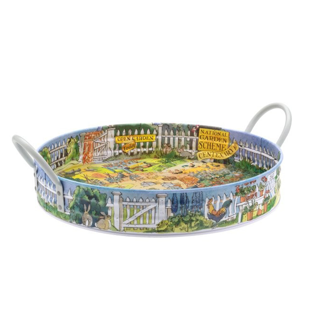 National Garden Scheme Matthew Rice Large Handled Tray 390 (d) x 60 mm