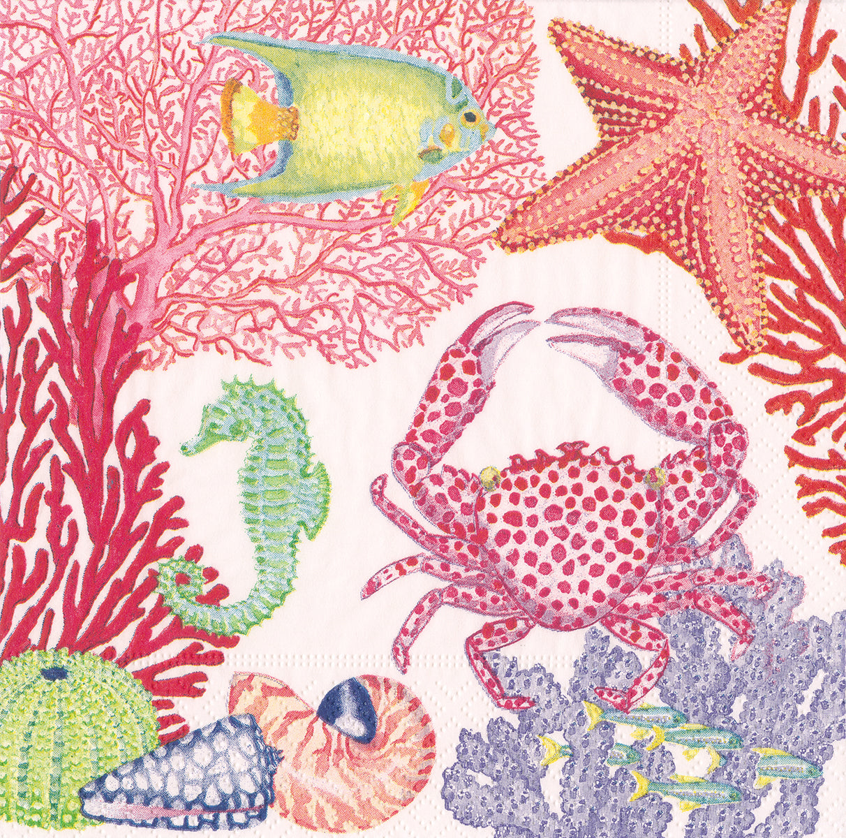 Under the Sea Caspari Paper Table Lunch Napkins 33 cm square 3 ply