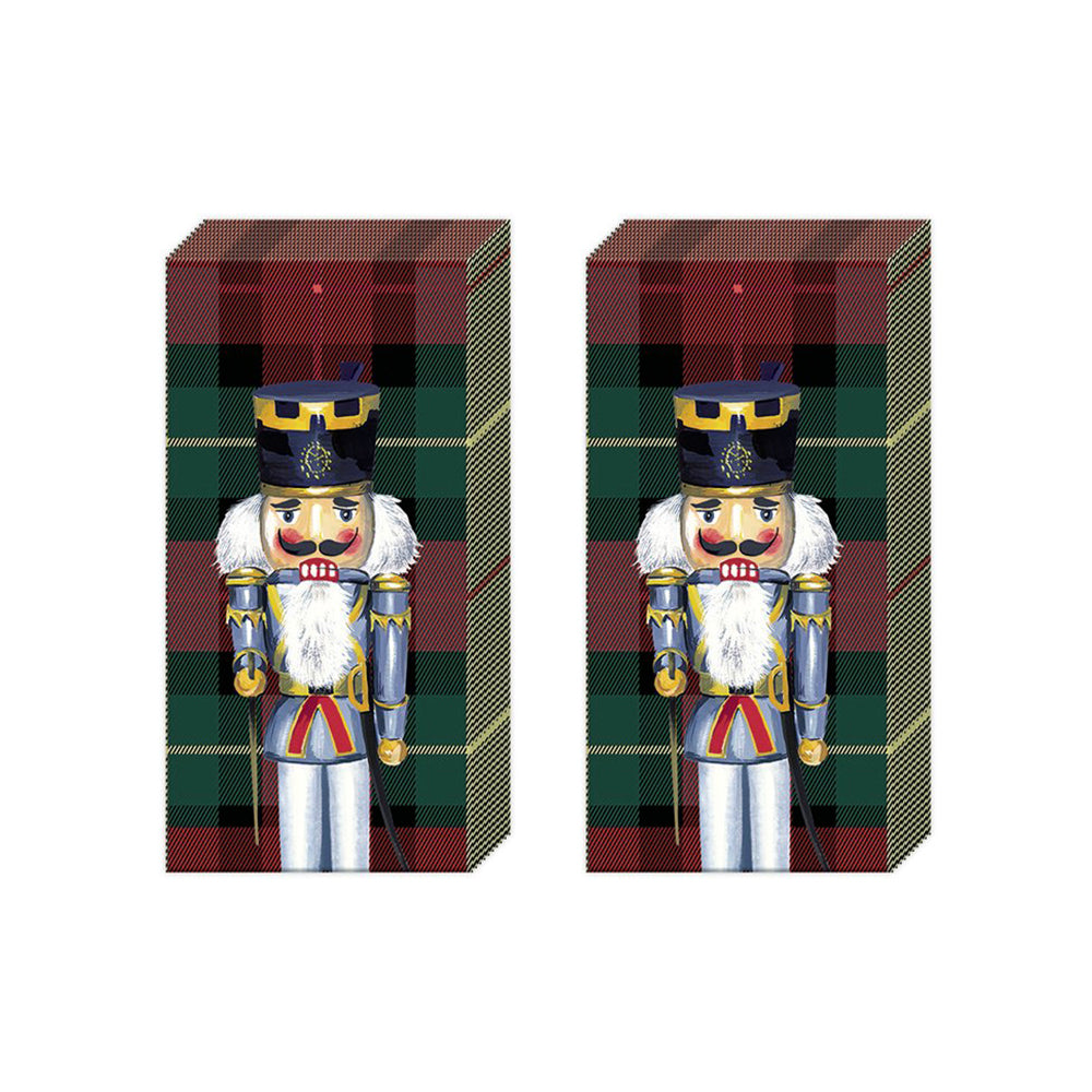 Nunscracker Nutcraker Christmas IHR Paper Pocket Tissues - 2 packs of 10 tissues 21 cm square