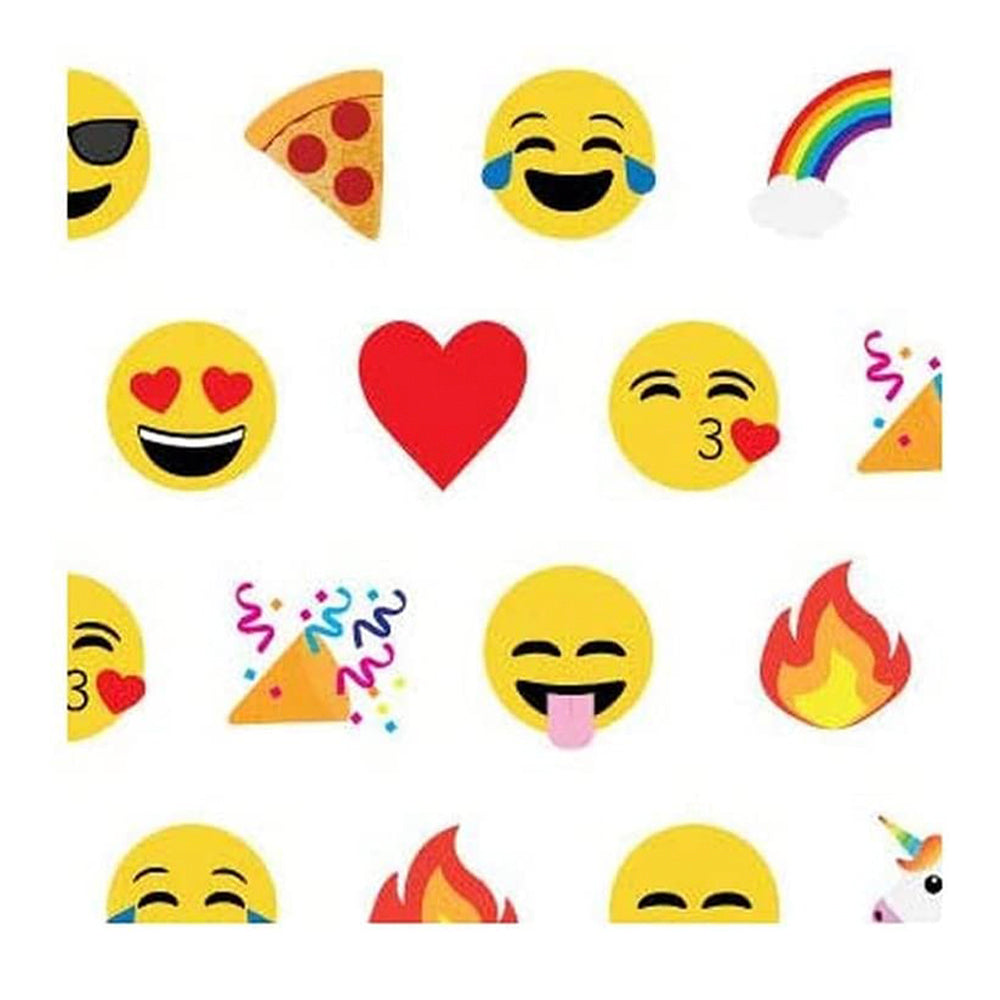 Emoji Tissue Paper 5 Sheets of 20 x 30" Satinwrap Tissue Wrapping Paper