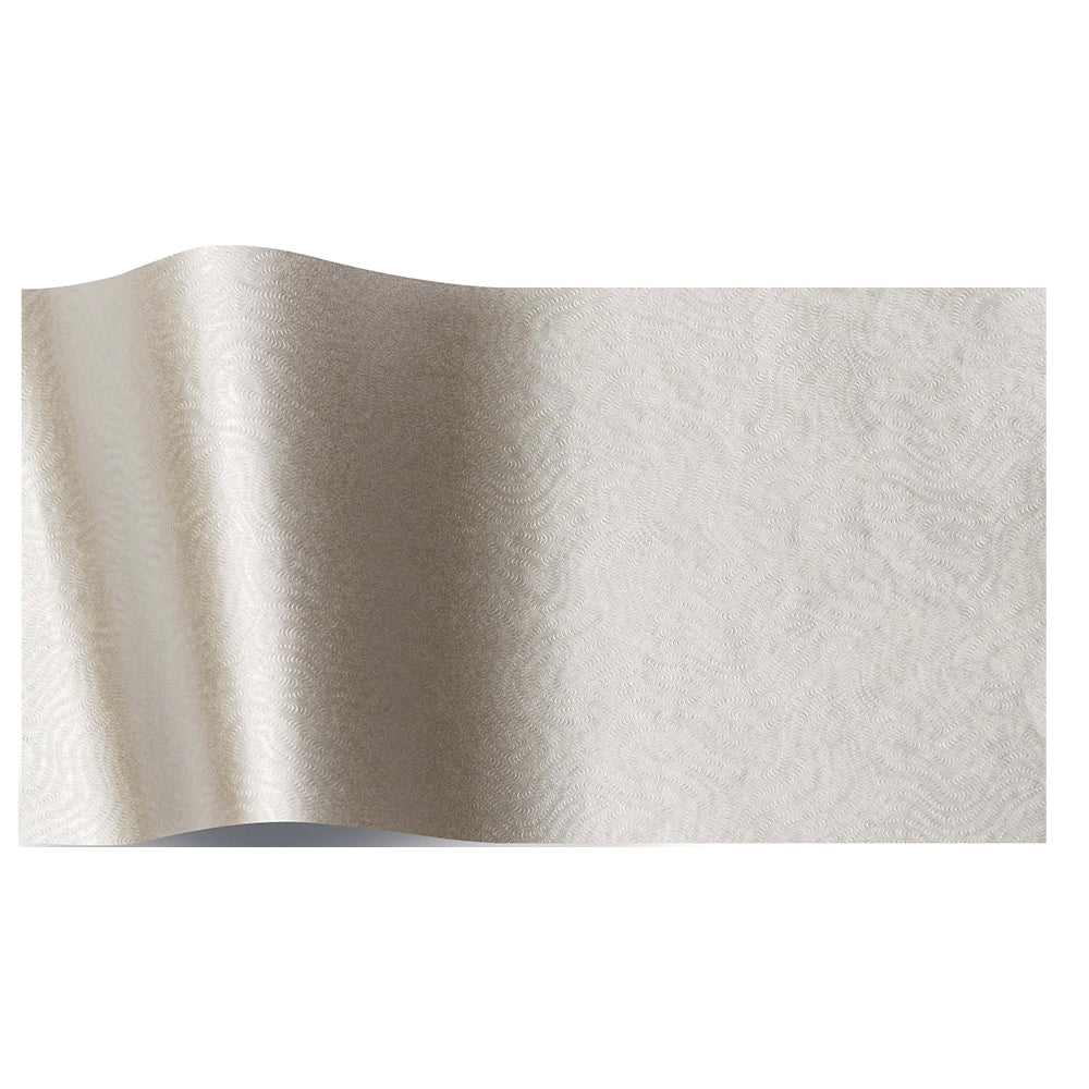 Embossed Silver Swirls tissue (2 sheets) Tissue Paper 2 Sheets of 20 x 30" Satinwrap Tissue Wrapping Paper