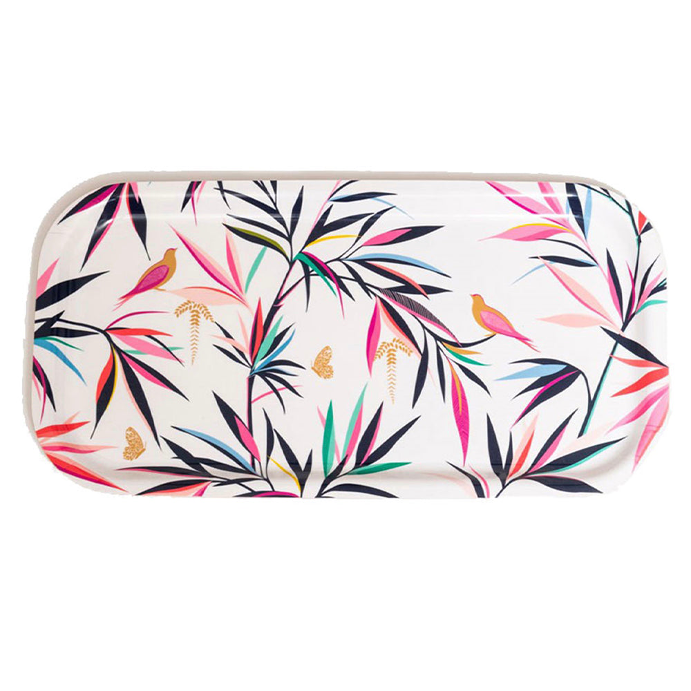 Sara Miller - White Bamboo Birch Wood Tray 430 x 220cm