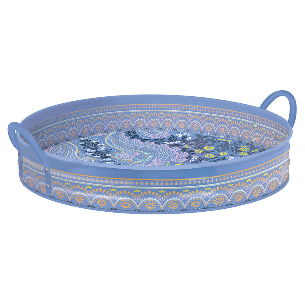 Sara Miller New Filigree Large Handled Tin Tray 390 (d) x 60 mm