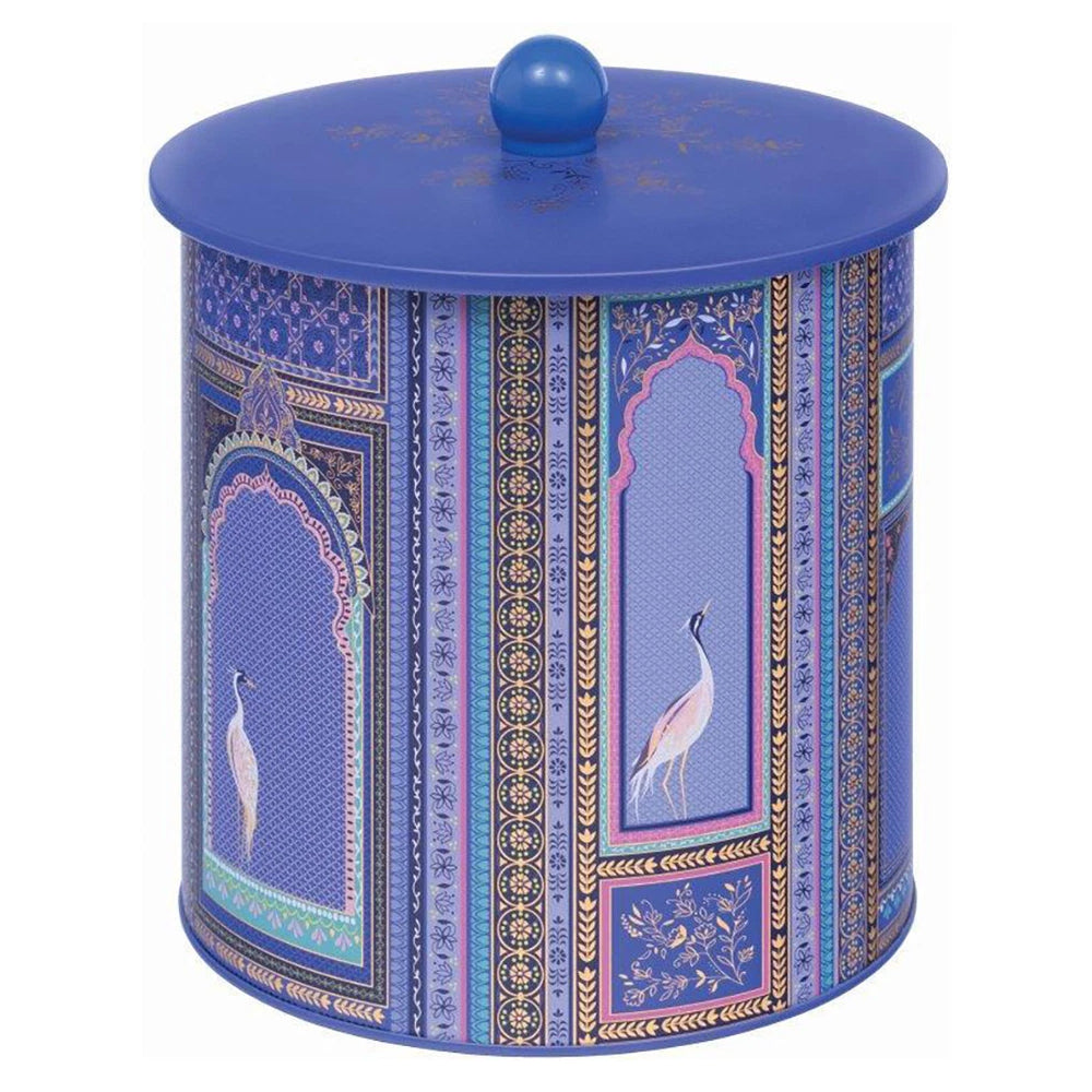 Sara Miller New India Biscuit Barrel Tin 170 (d) x 173mm