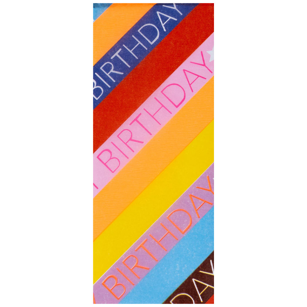 Birthday Slide Glick 4 sheets tissue wrapping paper 50 x 75 cm