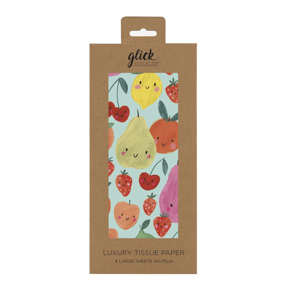Fruit Cocktail Glick 4 sheets tissue wrapping paper 50 x 75 cm