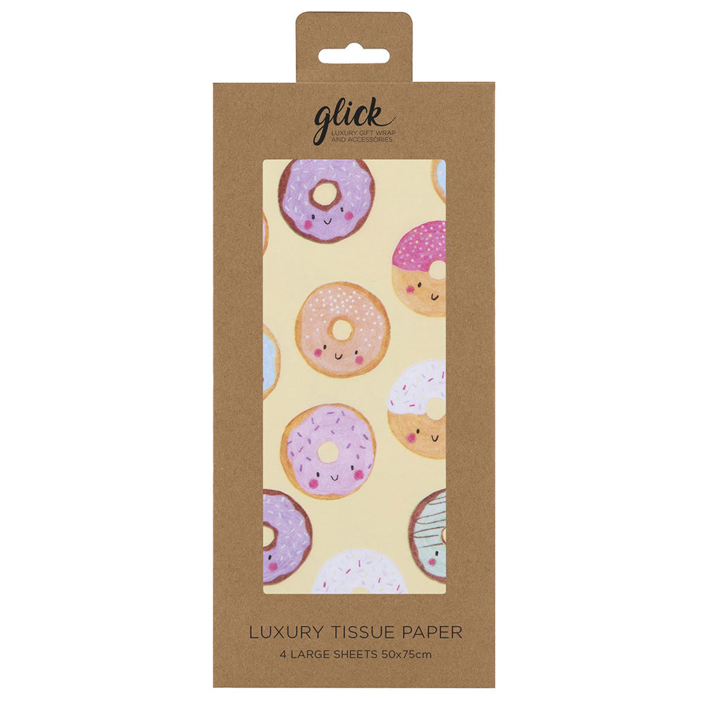 KMCF Delicious Doughnut Glick 4 sheets tissue wrapping paper 50 x 75 cm