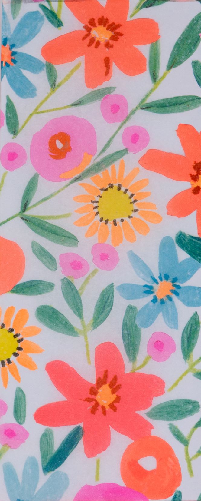 Blazing Blooms Glick 4 sheets tissue wrapping paper 50 x 75 cm