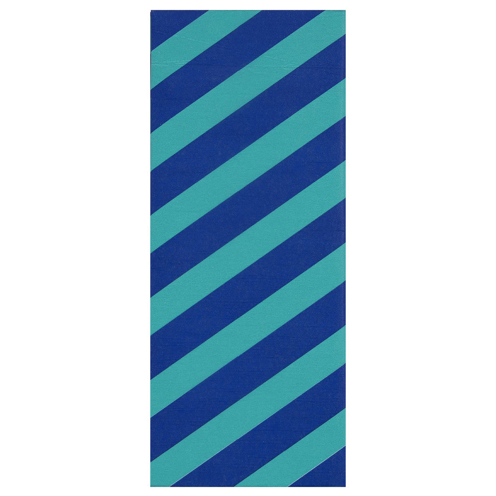 Vivid Cobalt Stripe 4 sheets tissue wrapping paper 50 x 75 cm