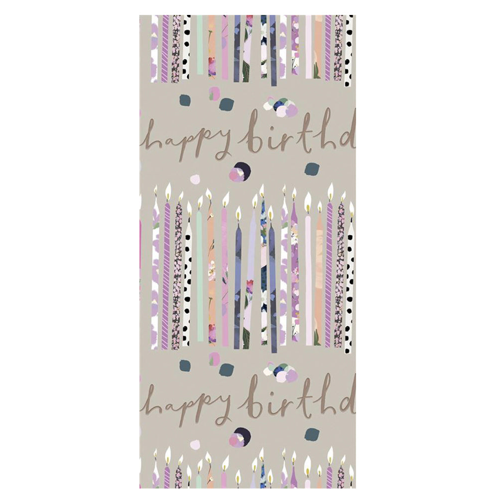 Birthday Candles Stephanie Dyment Glick 4 sheets tissue wrapping paper 50 x 75 cm