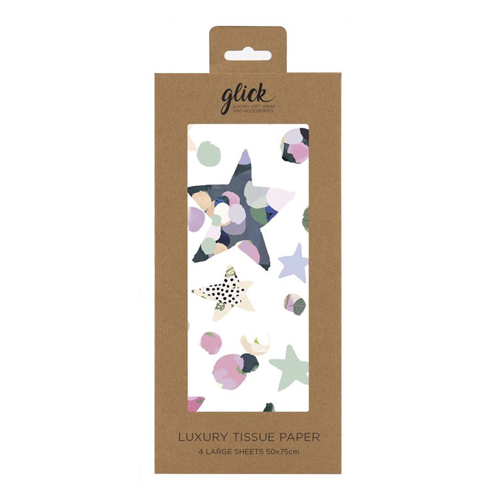 Stars Stepahnie Dyment Glick 4 sheets tissue wrapping paper 50 x 75 cm