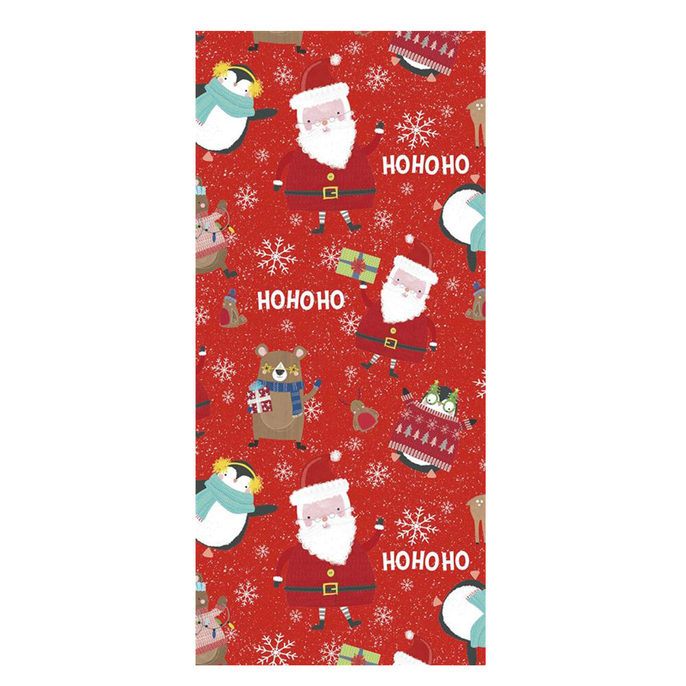 HOHOHO Christmas Glick 4 sheets tissue wrapping paper 50 x 75 cm