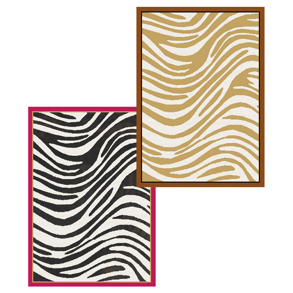 Serengeti Animal Pack of 8 Notelets Notecards from Caspari