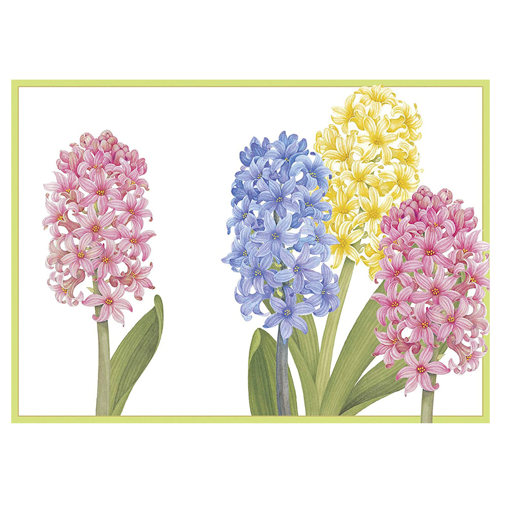 Caspari Easter Cards Hyacinth 5 cards per pack - 10 x 15 cm