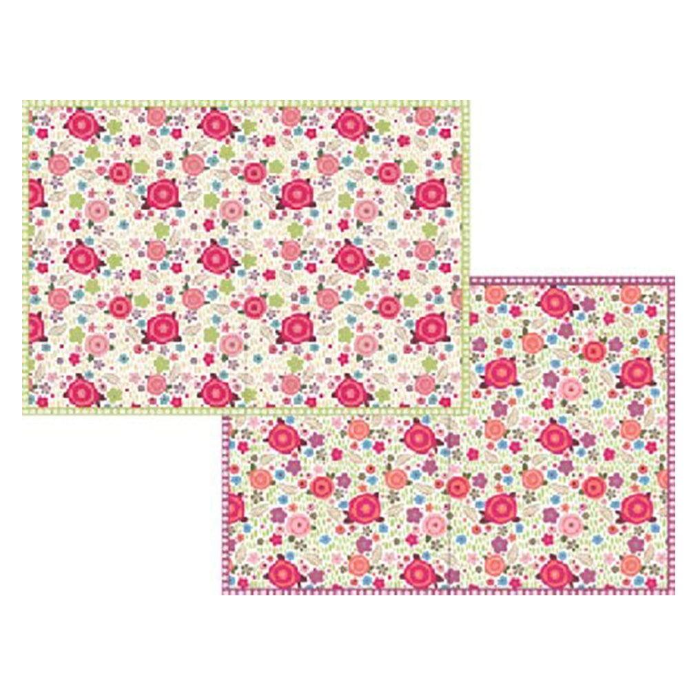 Rosie Pack of 8 Notelets Notecards from Caspari