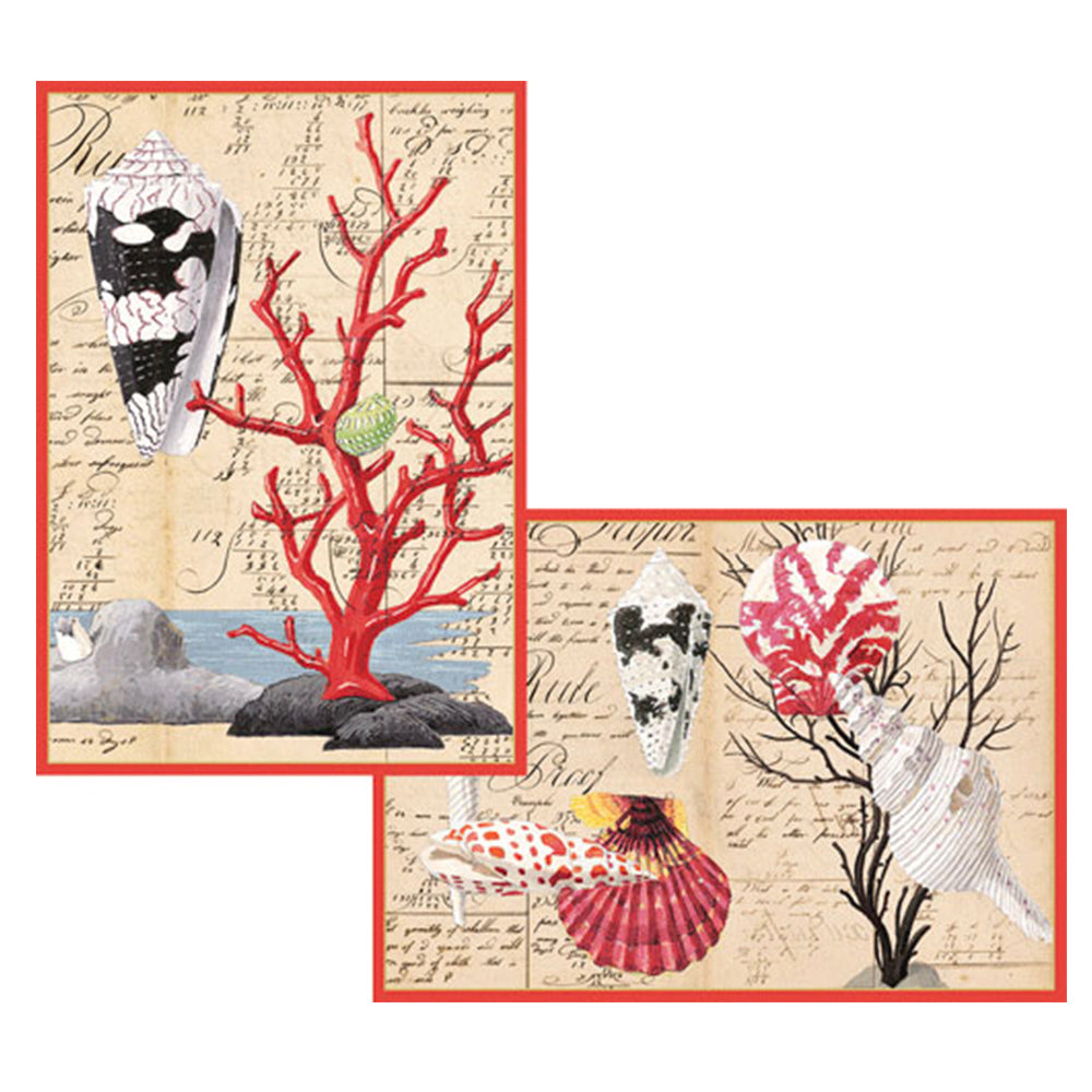 Curiosity of Sea by Harrison Howard Pack of 8 Notelets Notecards from Caspari