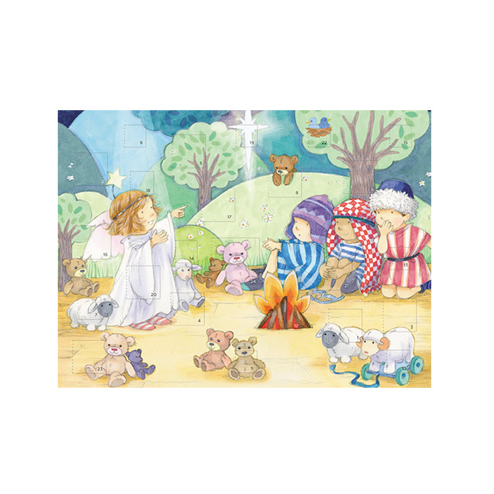 Childrens Nativity Medici Advent Card 151 x 203 mm