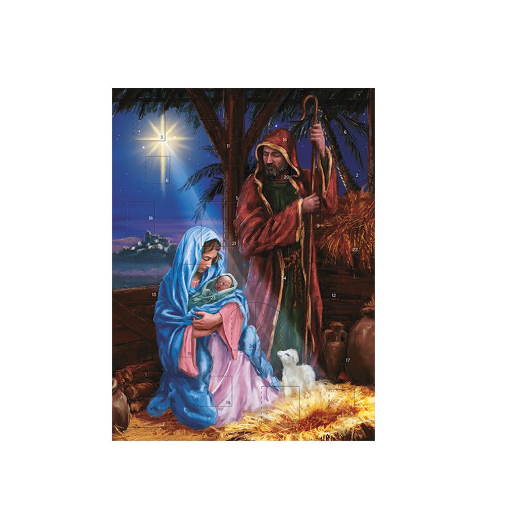 Mary and Joseph Holy Family Medici Advent Card 151 x 203 mm