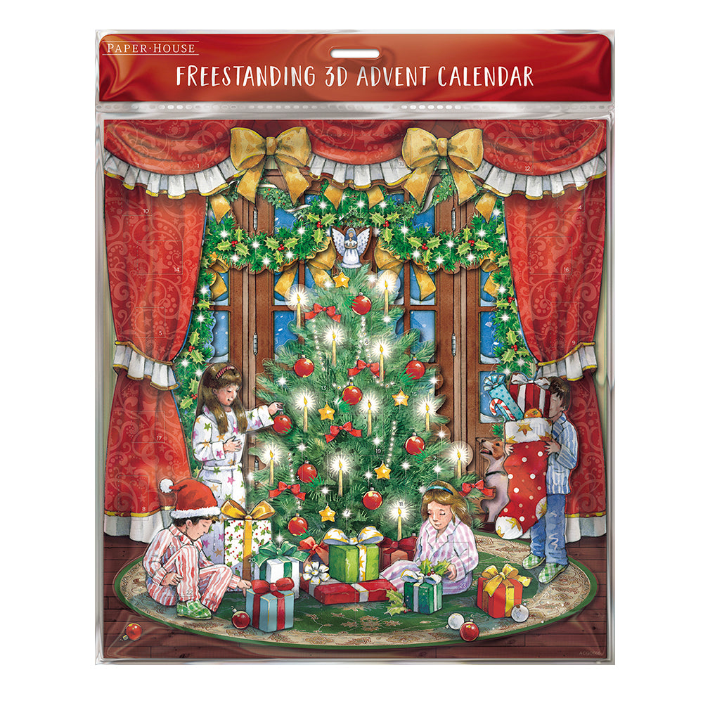 A Magical Christmas 3-D morning Advent Calendar with envelope Medicci 348 x 425 mm