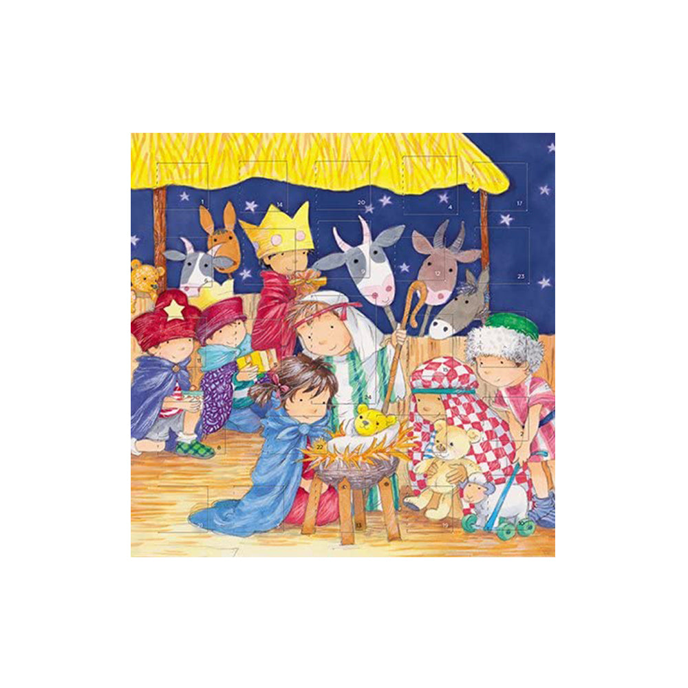 Children’s Barn Square Medici Advent Card 153 x 153 mm