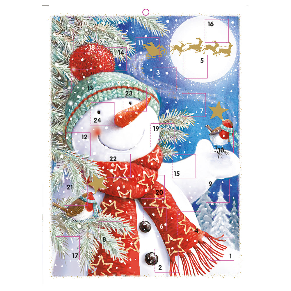 Magical Christmas Snowman 340 x 250mm Ling Advent Calendar